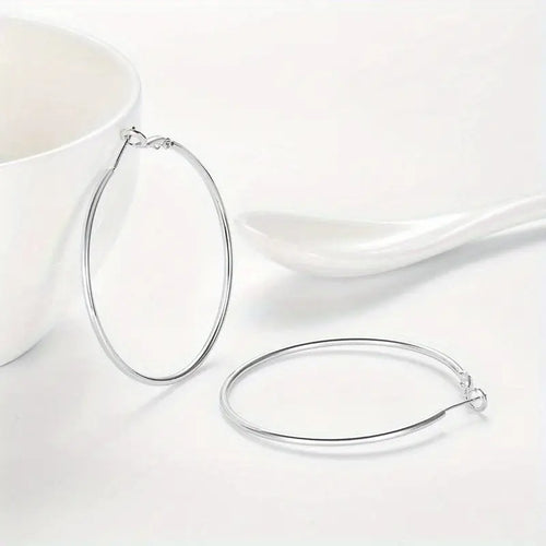 S925 Hoop Earrings