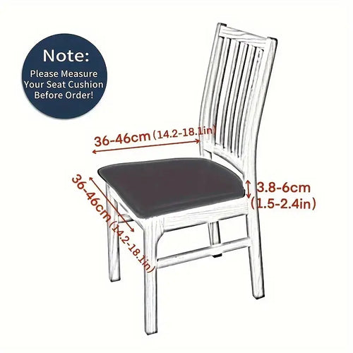 Blue and White Chair Cushion Covers, Set/4
