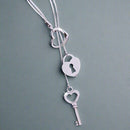 Sterling Silver "Key to My Heart" Necklace