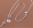 Sterling Silver "Key to My Heart" Necklace