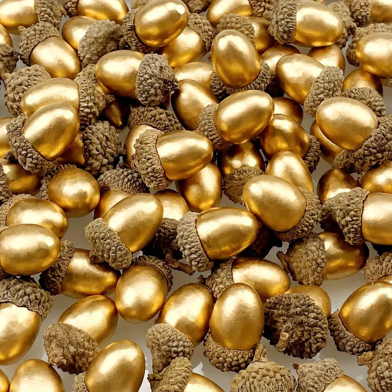 Gold Faux Acorns