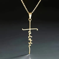Faith Cross Necklace