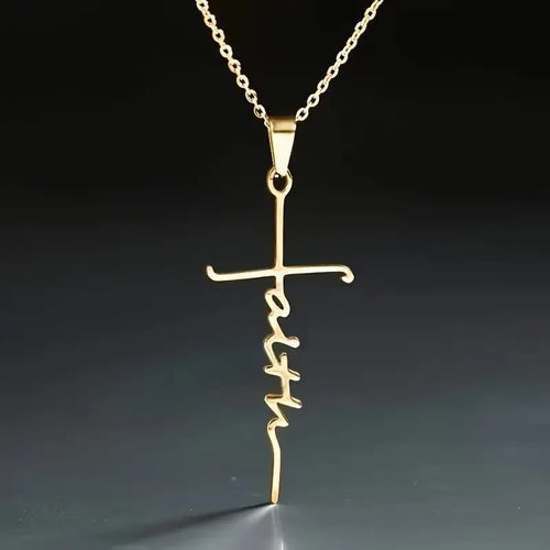 Faith Cross Necklace