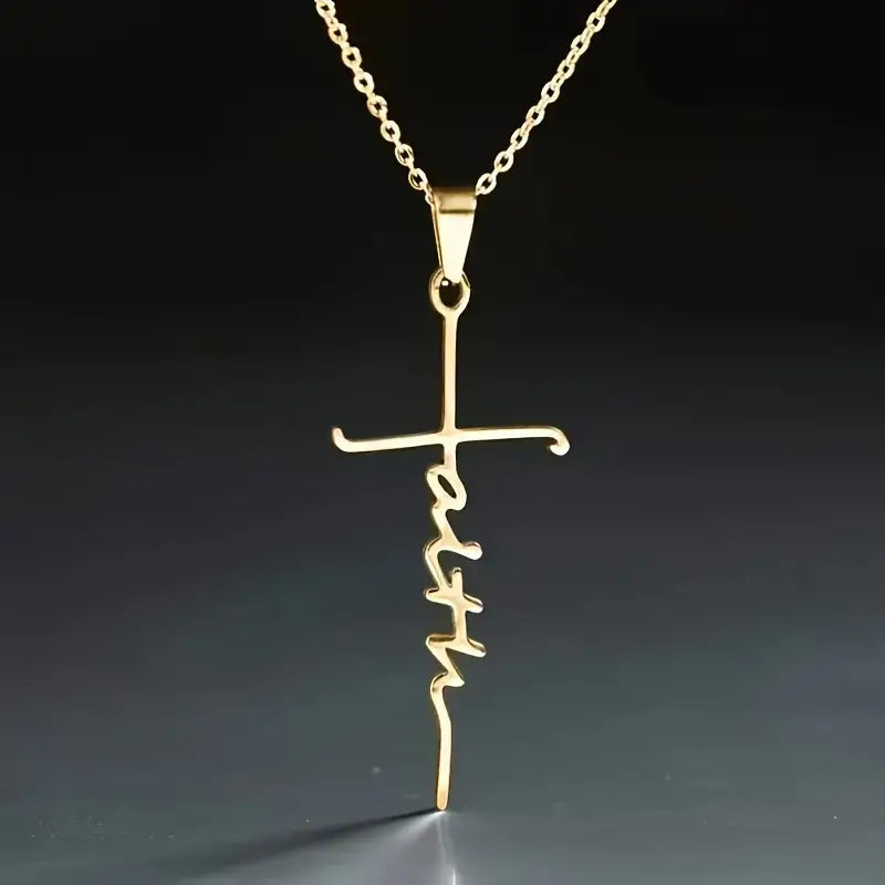 Faith Cross Necklace