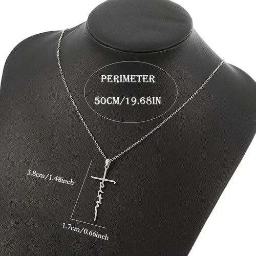 Faith Cross Necklace