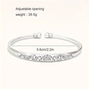 Sterling Silver Floral Cuff Bracelet