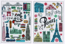 Cross-Stitch Kits - NYC/PR, Butterflies