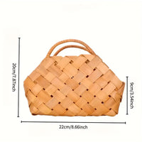 Handwoven Bamboo Basket