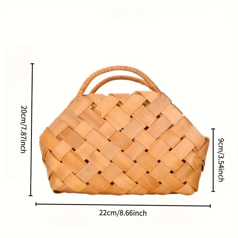 Handwoven Bamboo Basket