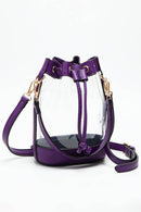 Clear Crossbody Stadium Bucket Bag