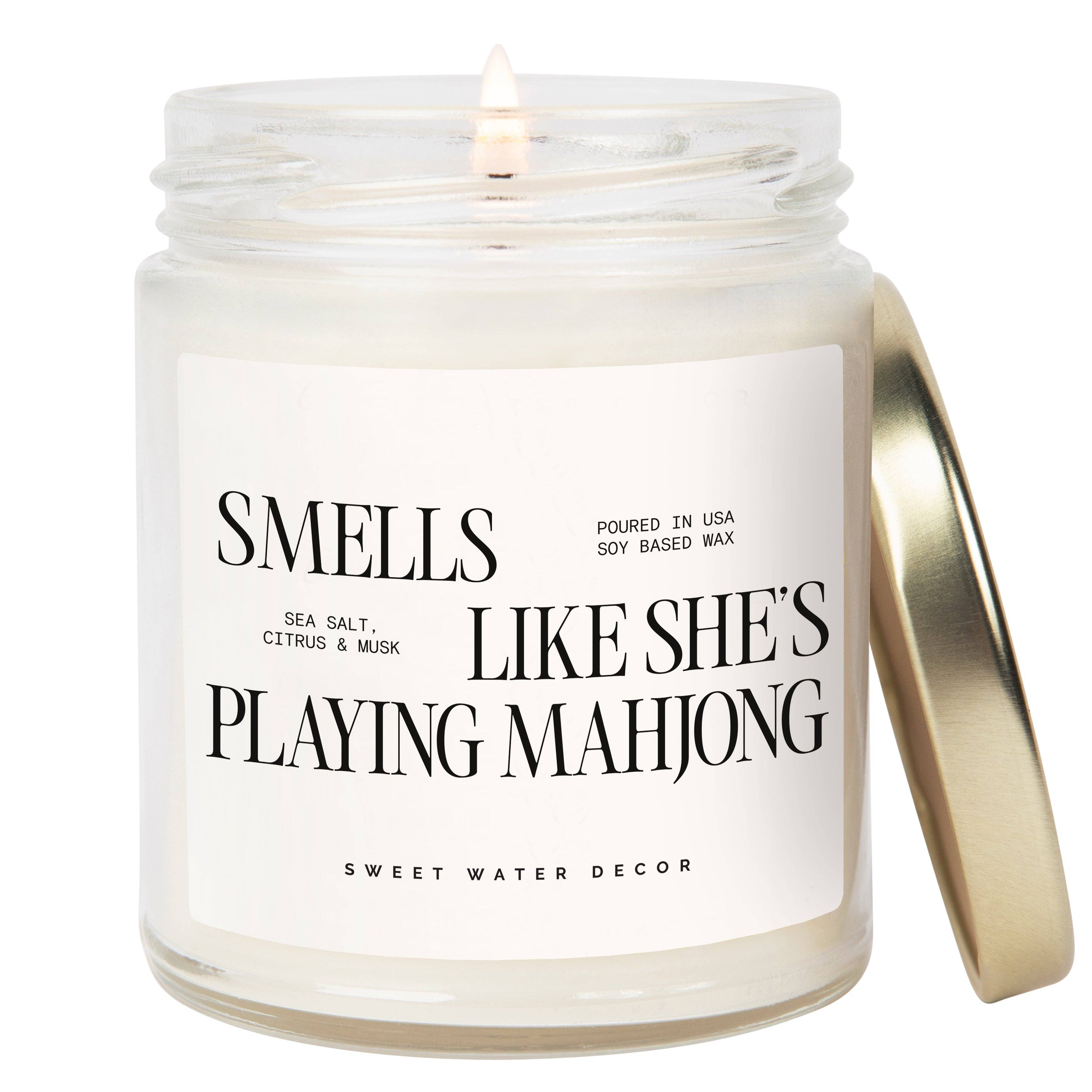*NEW* Smells Like She's Playing Mahjong 9 oz Soy Candle