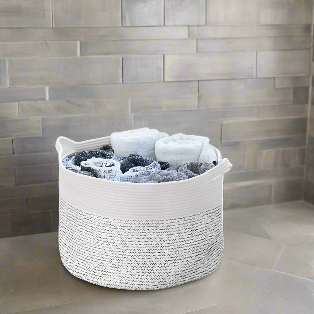 XL Woven Cloth Basket