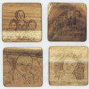 East Indian Walnut Coasters (Copy)