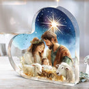 Small Nativity Story Acrylic Decor