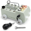 Busy Board Truck Toy Set with LED Light Switch for Kids 3+