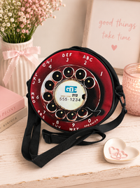 Vintage Phone Crossbody Bag