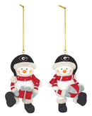 Georgia Resin Snowman Ornament 2-Piece Set