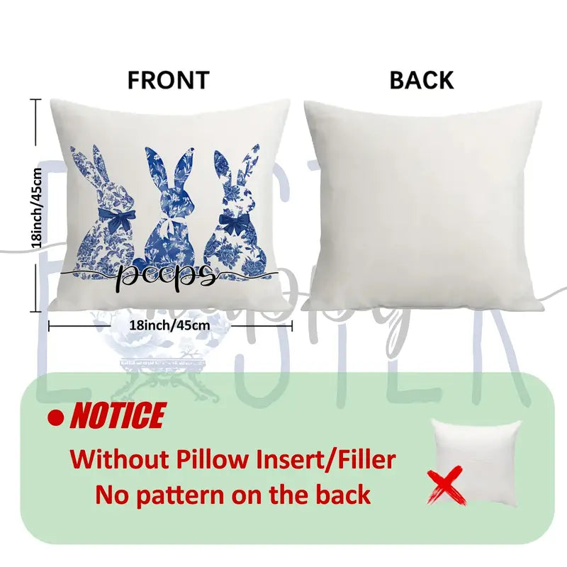Floral Easter Pillow Covers