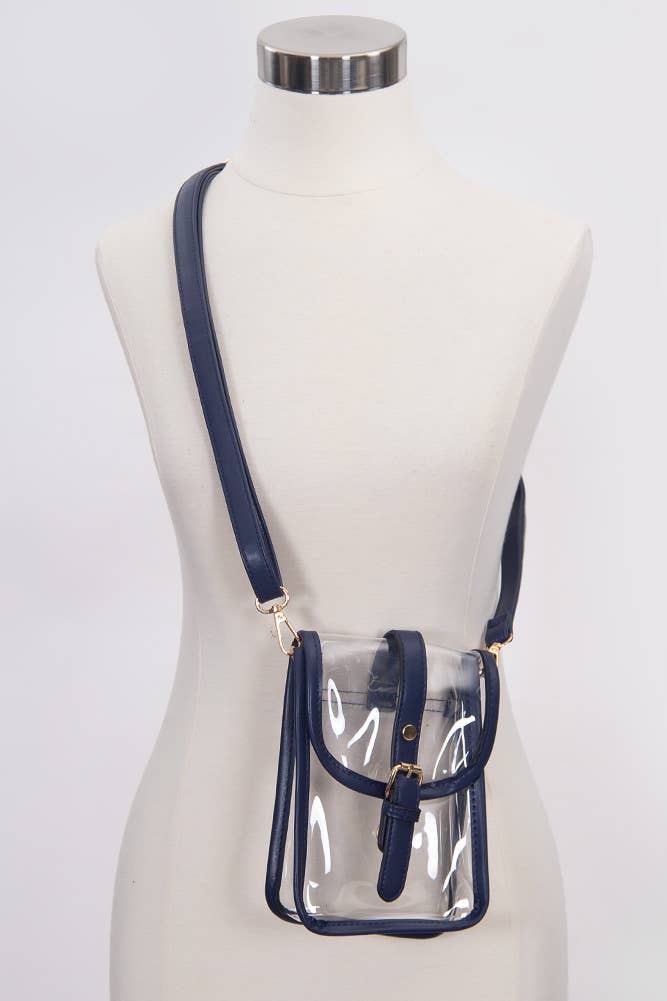 Clear Cross Body Stadium Concert Transparent Handbag