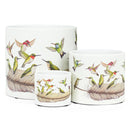 Sm Hummingbirds Planter-4.5"D