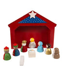 9"Mini Nat Set W/9 Figures+Stable