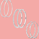 S925 Hoop Earrings