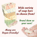 Sweet Dreams Natural Organic Soap Bar Topped with Lavender