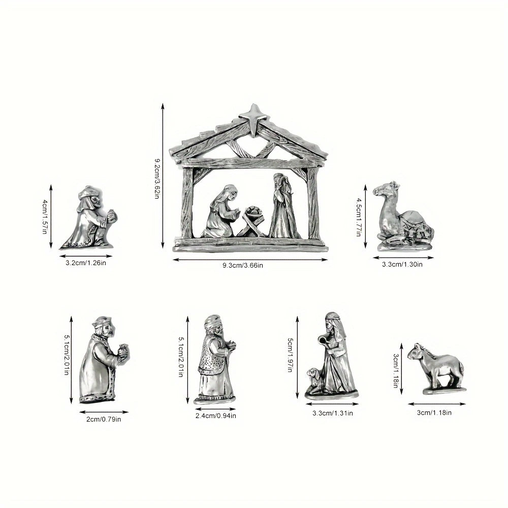 Miniature Nativity Scene