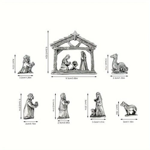 Miniature Nativity Scene