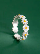 Sterling Silver Daisy Ring