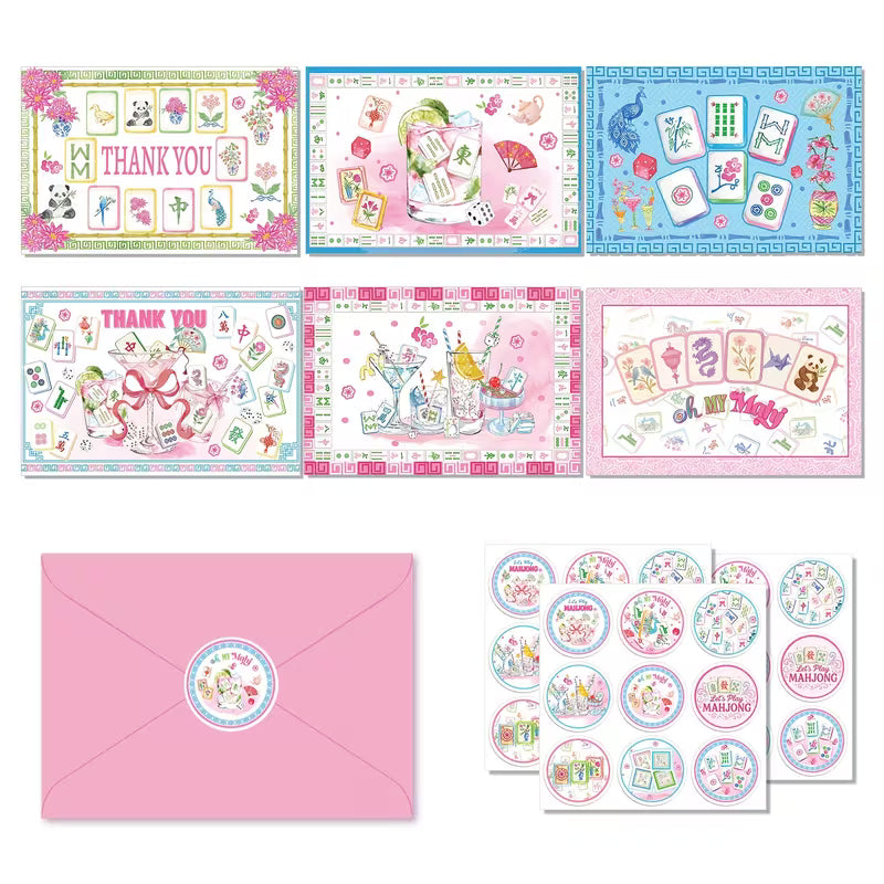 Mahjong Greeting Cards