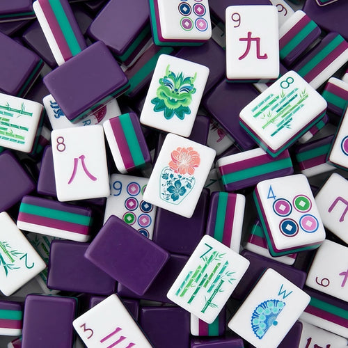 Deep Purple Mahjong Set