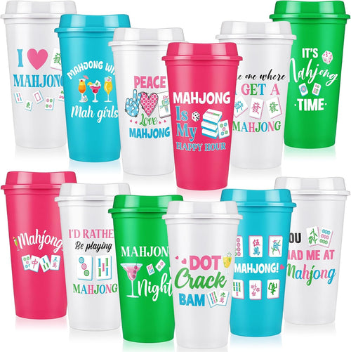 Mahjong Coffee Travel Cups