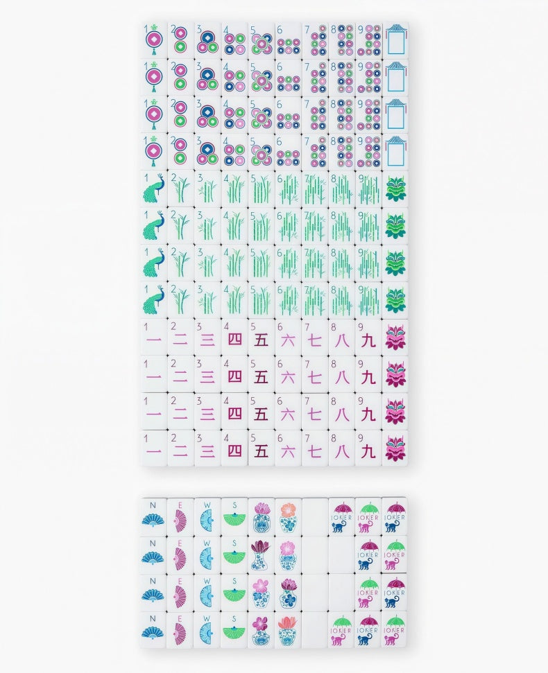 Deep Purple Mahjong Set