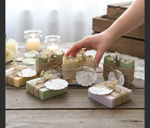 Rustic luxury triple butter soap