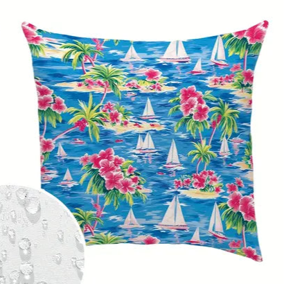 Tropical Paradise Outdoor Pillow Covers