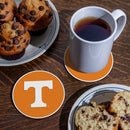 TENNESSEE UNIVERSITY  4" MOLDED PVC COASTER 4-PACK