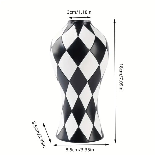 Checkerboard Vases