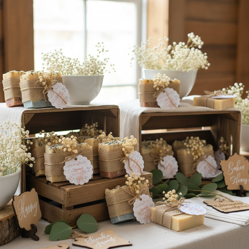 Rustic luxury triple butter soap