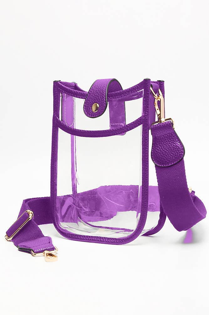 Clear Stadium Crossbody Mini Bag