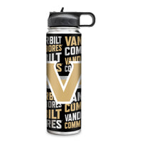 NCAA  Vanderbilt Commodores  22oz Stainless Steel Tumbler