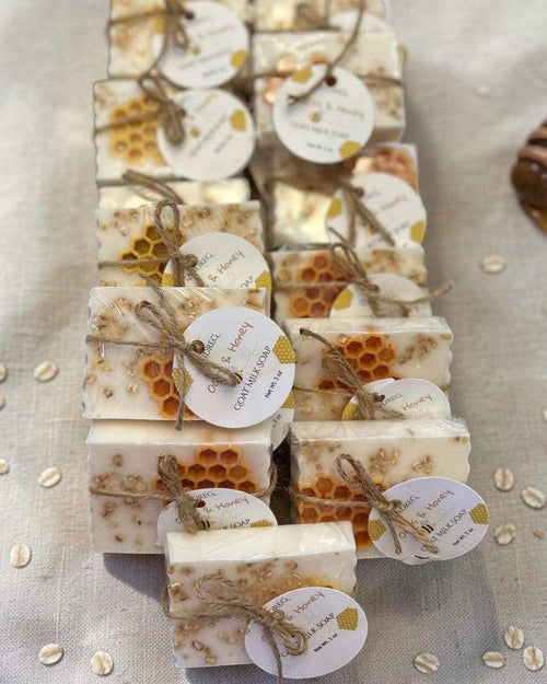 Honey Bee Soap Favors- Personalized Gifts, goat milk soap