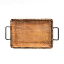 Artisan Wood Bark 14x10x1 Natural Mango Bark Wood Tray