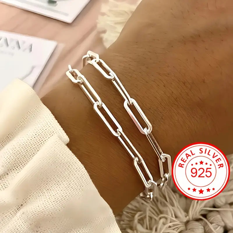 Sterling Silver Chain Bracelet