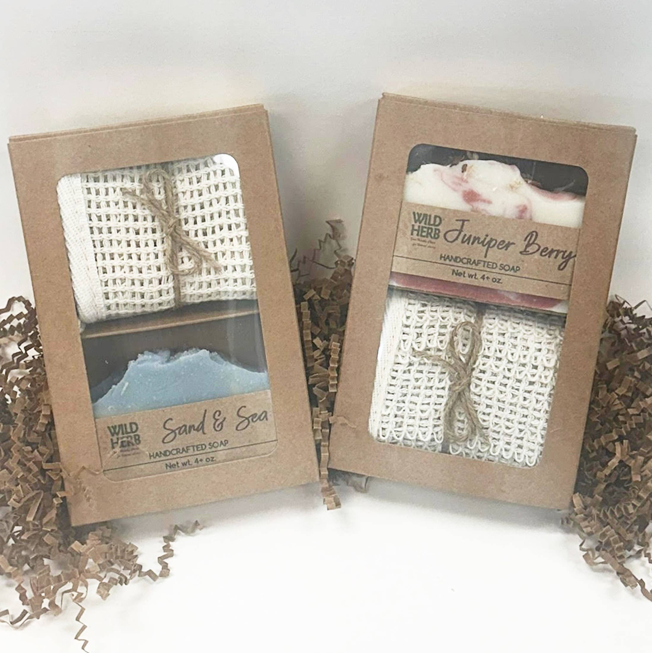 Natural Soap Boxed Gift Set + Sisal Soap Cloth Best Seller