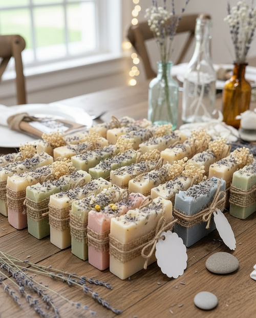 Rustic luxury triple butter soap