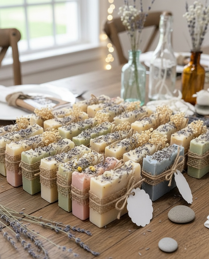 Rustic luxury triple butter soap