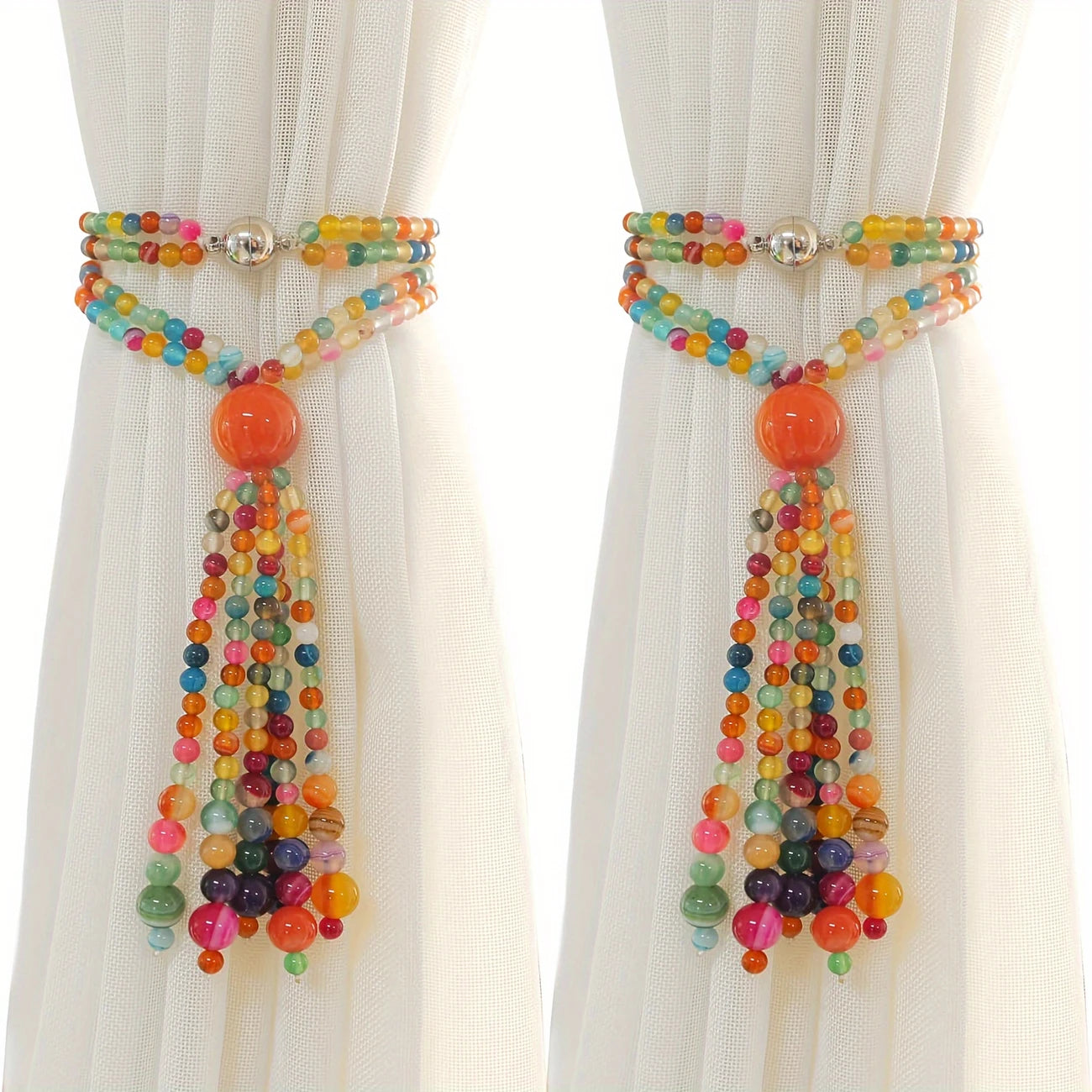 Beaded Curtain Tie Set