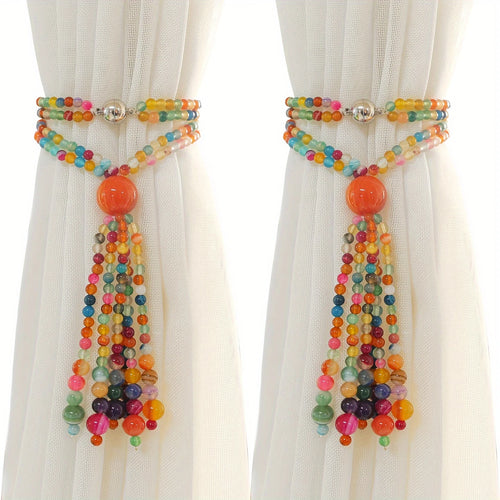 Beaded Curtain Tie Set