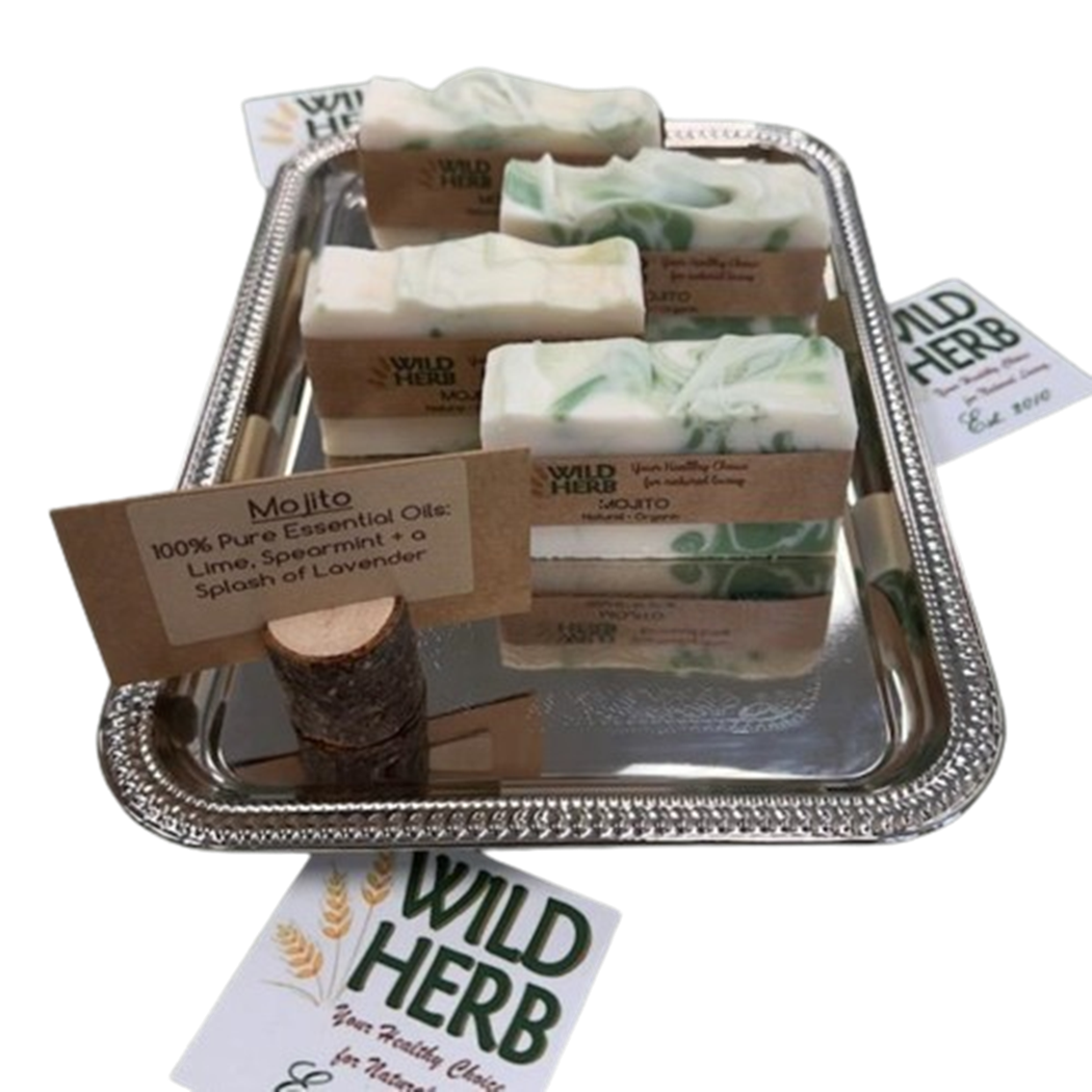 Mojito Artisan Soap Bar Handmade Natural Lime Mint Essential